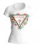 Guess  Short Sleeve Crewneck Triangle Flowers Tee Pure White (G011)