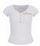Guess  Short Sleeve Henley Olympia Top Pure White (G011)