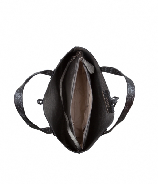 Bobbi Inside Out Tote logo pewter Guess The Little Green Bag