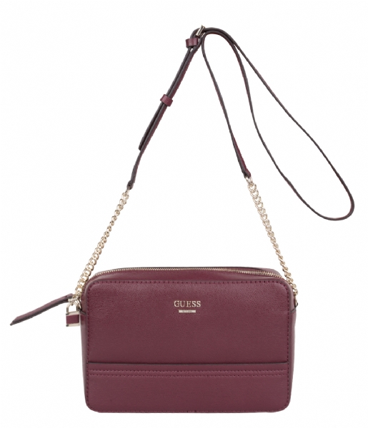 Top Devyn Crossbody Green Zip GuessThe Little Bag Bordeaux SUGpMzqV