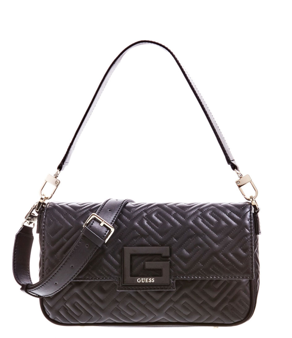 guess black shoulder bag