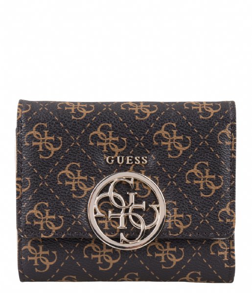 Guess  Kamryn SLG Small Trifold brown