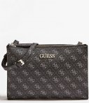 Guess Crossbodytassen Maci Mini Double Zip Crossbody Zwart guess kopen in de aanbieding Guess Crossbodytassen Maci Mini Double Zip Crossbody Zwart guess kopen in de aanbieding