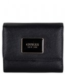 Guess Portemonnees Kamryn Slg Small Trifold Zwart guess kopen in de aanbieding Guess Portemonnees Kamryn Slg Small Trifold Zwart guess kopen in de aanbieding