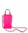 Guess  Mobile Pouch Keychain neon pink