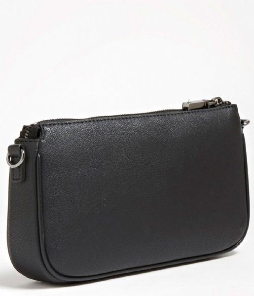 Guess  Mika Double Pouch Crossbody Coal