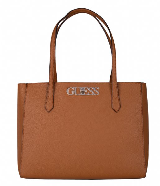 Guess  Uptown Chic Elite Tote Cognac