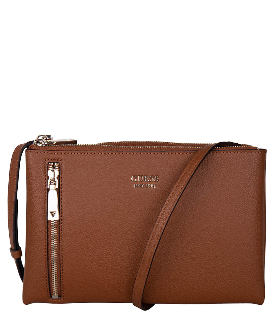 guess bea double zip crossbody