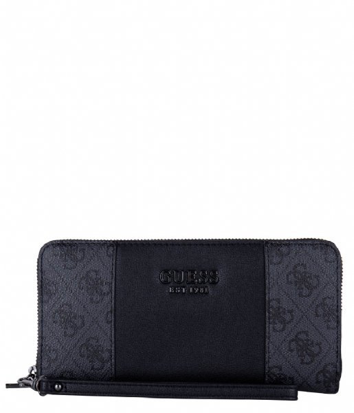 Guess  Mika Slg Large Zip Around Coal