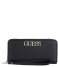 Guess  Uptown Chic SLG Large Zip Around black
