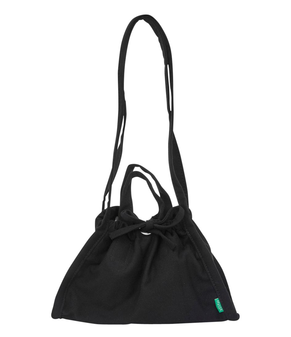 HVISK Handbags Sage Small Canvas Abstract Black (326) | The