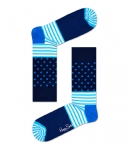 Happy Socks Sokken Stripes And Dots Blauw happy socks kopen in de aanbieding Happy Socks Sokken Stripes And Dots Blauw happy socks kopen in de aanbieding
