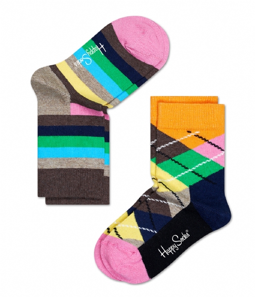 Happy Socks  Kids Socks 2-Pack Argyle argyle (401)
