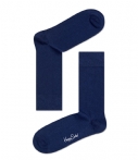 Happy Socks Sokken Solid Blauw happy socks kopen in de aanbieding
