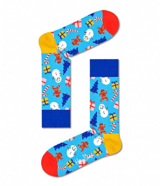 Happy Socks  Bring It On Sock Blauw