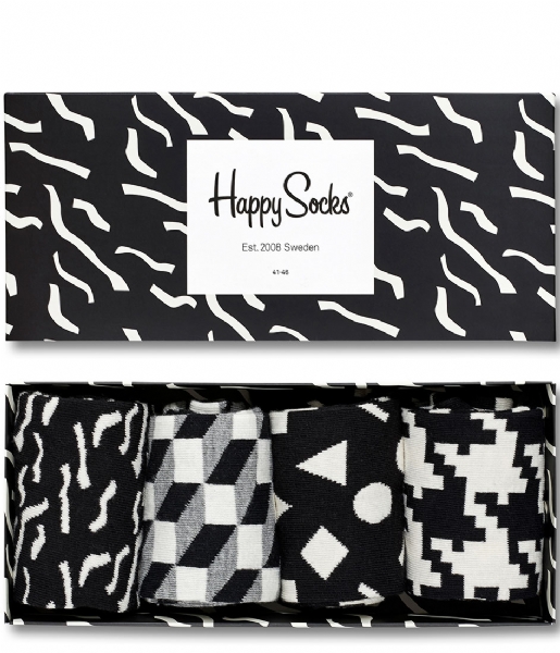 Happy Socks  Black White Gift Box black white (9001)