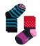 Happy Socks  Kids Socks Dot Stripe multi (405)