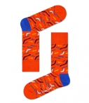 Happy Socks Sokken Papercut Oranje happy socks kopen in de aanbieding