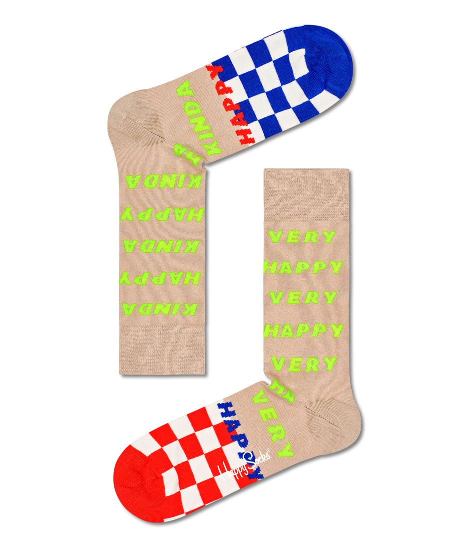 Happy Socks Sokken Happy Sock Beige online kopen