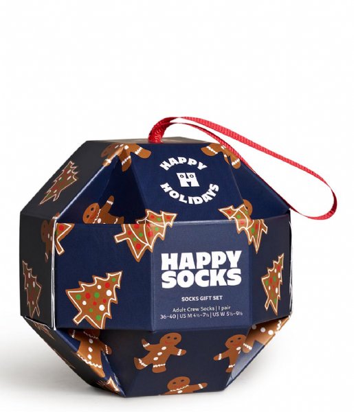 Happy Socks  1-Pack Gingerbread Cookies Socks Gift Box Gingerbread Cookiess Gift Box