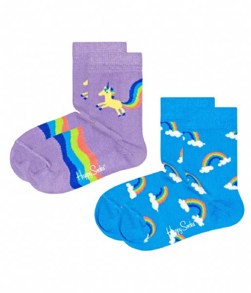 Happy Socks  2-pack Kids Unicorn & Rainbow Unicorn & Rainbow (5000)