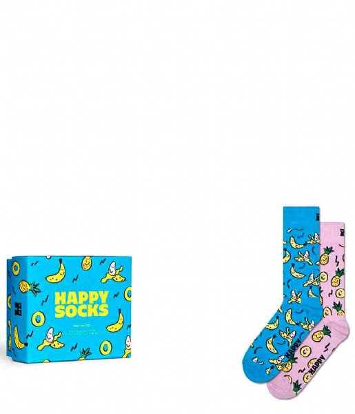 Happy Socks  2-Pack Fruits Socks Gift Set Fruits