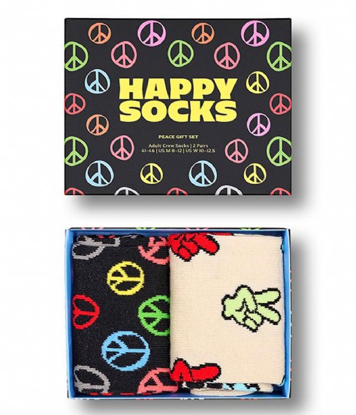 Happy Socks  2-Pack Peace Socks Gift Set Peace
