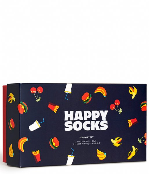 Happy Socks  3-Pack Food Socks Gift Set Food