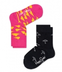 Happy Socks Sokken Kids 2 Pack Cloud Roze happy socks kopen in de aanbieding