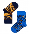 Happy Socks Sokken Kids 2 Pack Oranje happy socks kopen in de aanbieding