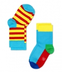 Happy Socks Sokken Kids 2 Pack Geel happy socks kopen in de aanbieding