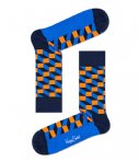 Happy Socks Sokken Filled Optic Anniversary Blauw happy socks kopen in de aanbieding