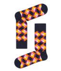 Happy Socks Sokken Optic Square Zwart happy socks kopen in de aanbieding