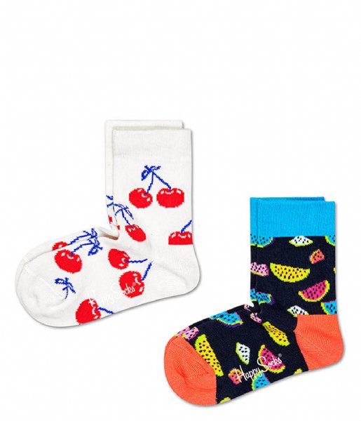 Happy Socks  Kids 2 Pack Fruit Socks fruit (1300)