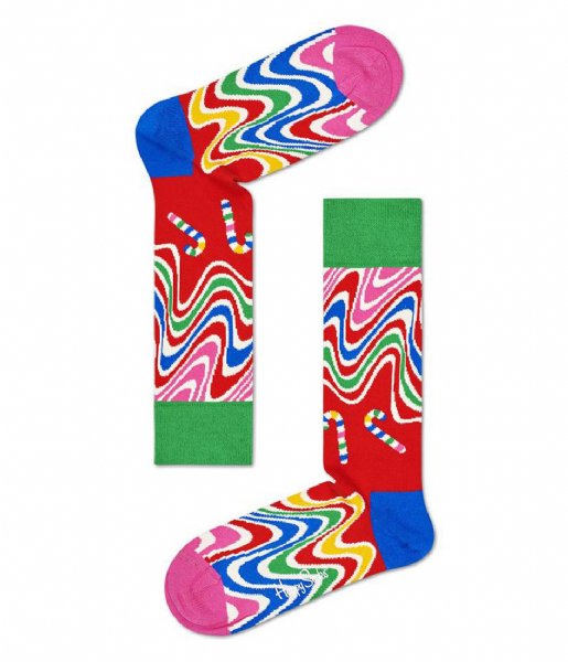 Happy Socks  Psychedelic Candy Cane Socks Psychedelic candy cane (4300)