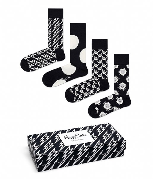 Happy Socks  Black White Gift Box black white (9200)