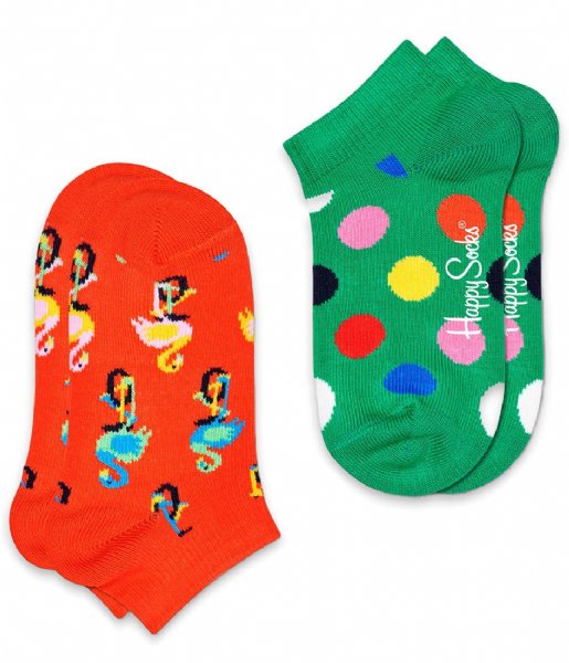 Happy Socks  2-Pack Kids Flamingo Low Socks Flamingo (2900)