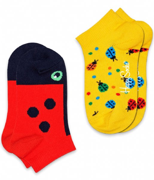 Happy Socks  2-Pack Kids Ladybug Low Socks Ladybug (4300)