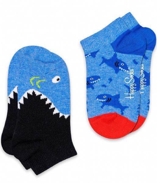 Happy Socks  2-Pack Kids Shark Low Socks Shark (6300)