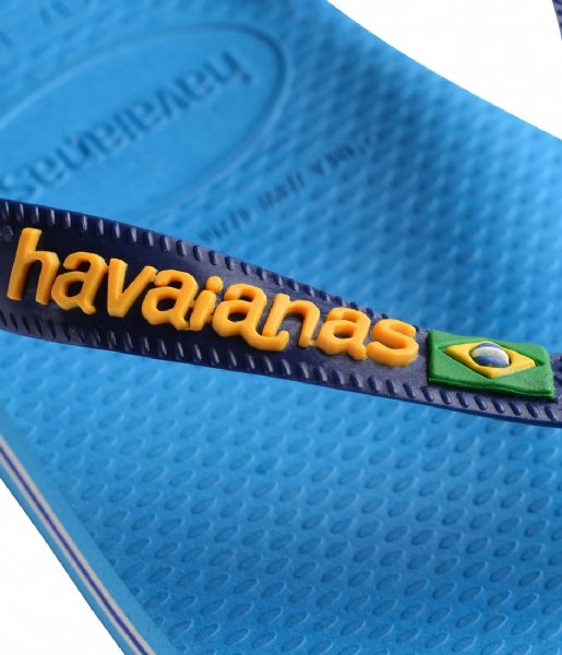 Havaianas  Flipflops Brasil Logo Turquoise/Turquoise (6946)