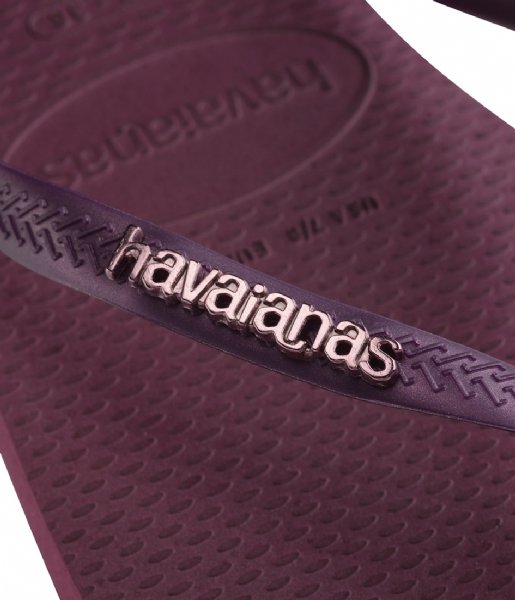 Havaianas  Flipflops Slim Logo Metallic Purple Soil (5143)