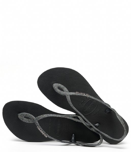 Havaianas  Beach Sandals Luna Premium II Black/Dark Grey (4057)