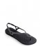 Havaianas  Beach Sandals Kids Luna Premium II Black/Dark Grey (4057)