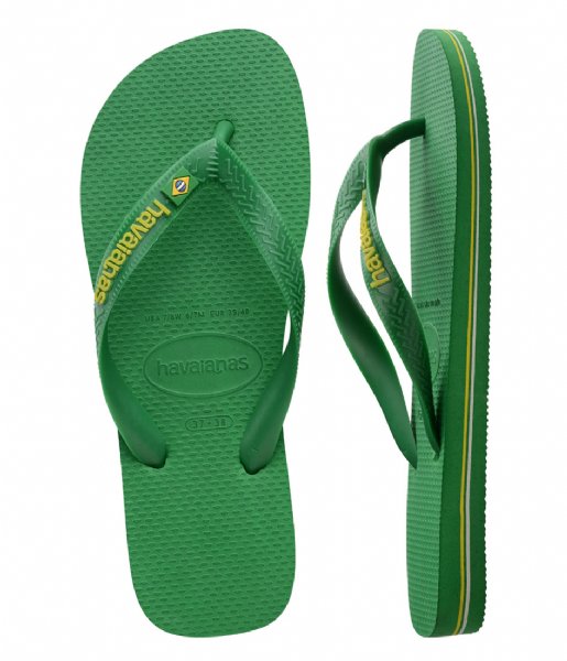 Havaianas  Flipflops Brasil Logo Neon Patria Green/Yellow Citrico (6758)