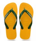 Havaianas Slippers Kids Flipflops Brasil Logo Geel havaianas kopen in de aanbieding