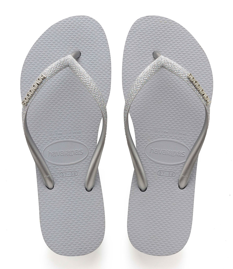 slim white havaianas flip flops