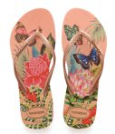 Havaianas Slippers Flipflops Slim Tropical Beige havaianas kopen in de aanbieding Havaianas Slippers Flipflops Slim Tropical Beige havaianas kopen in de aanbieding