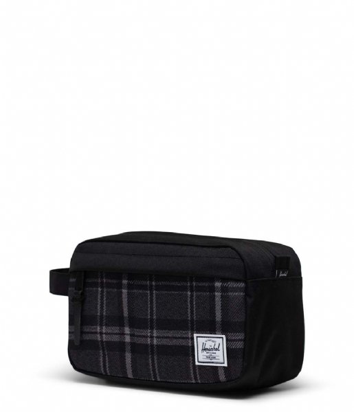 Herschel Supply Co.  Chapter Black Grayscale Plaid (5679)