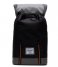 Herschel Supply Co.  Retreat Backpack 15 inch Black Grid Gargoyle Sun Orange (5722)