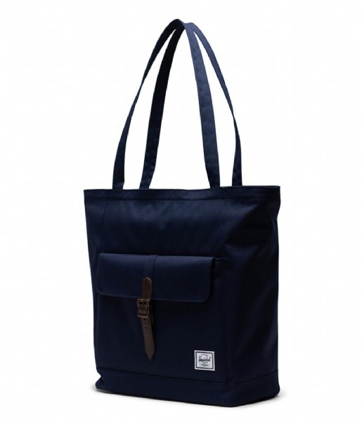 Herschel Supply Co. Shopper Retreat Tote Peacoat Chicory Coffee (5432)